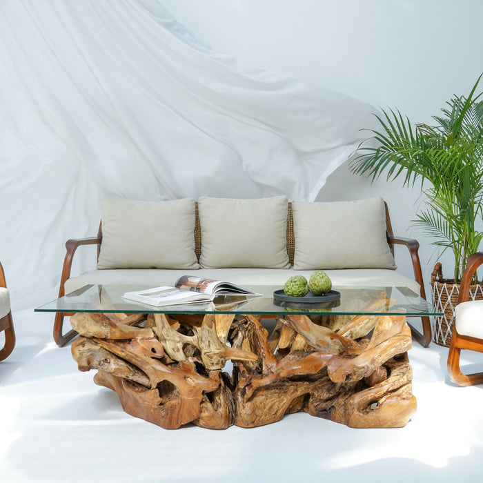 JAVA TEAK ROOT COFFEE TABLE