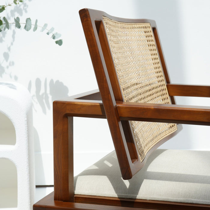 DARIYA RATTAN LOUNGE CHAIR