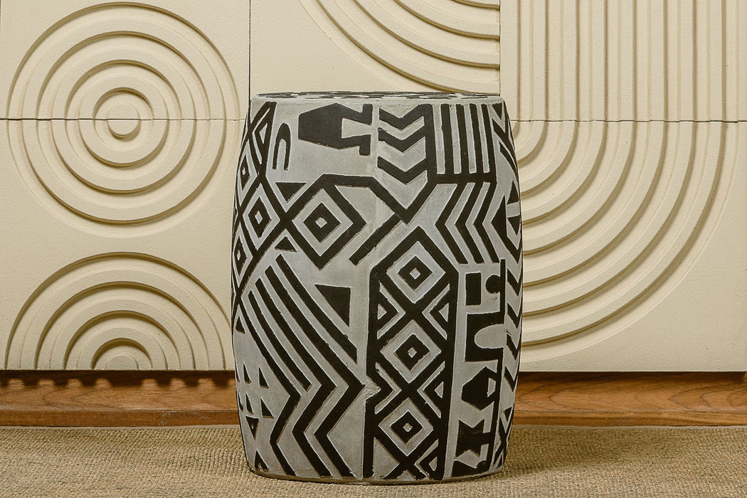 BAMBARA MOTIF SIDE TABLE