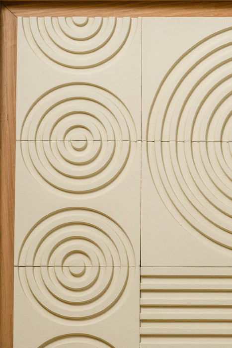 SAMUDRA RAKED TEXTURED WALL ART