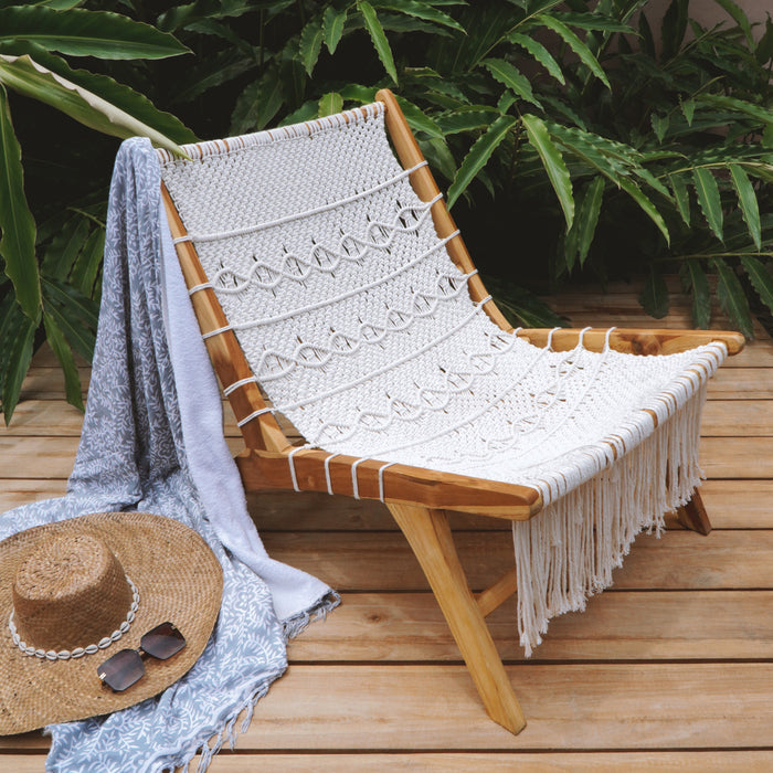 CATANIA MACRAME LOUNGE CHAIR