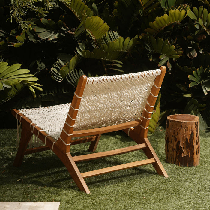CATANIA MACRAME LOUNGE CHAIR