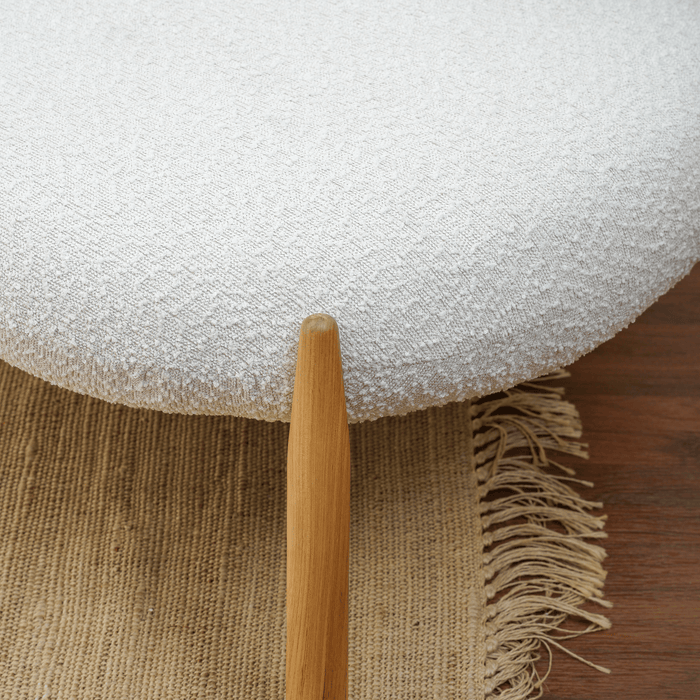 CADE BOUCLE LOUNGE CHAIR