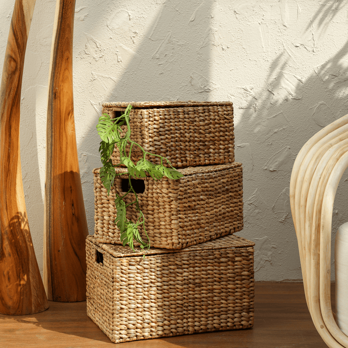 KARTIKA RECTANGULAR BASKET S/3