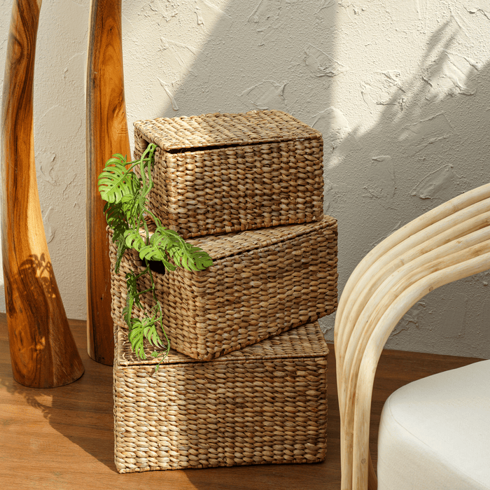 KARTIKA RECTANGULAR BASKET S/3