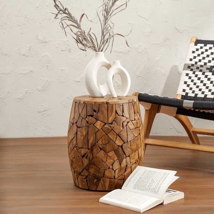 OVAL MOSAIC STOOL