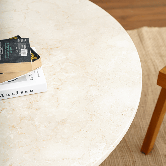 KENTANA COFFEE TABLE WITH MARBLE TOP