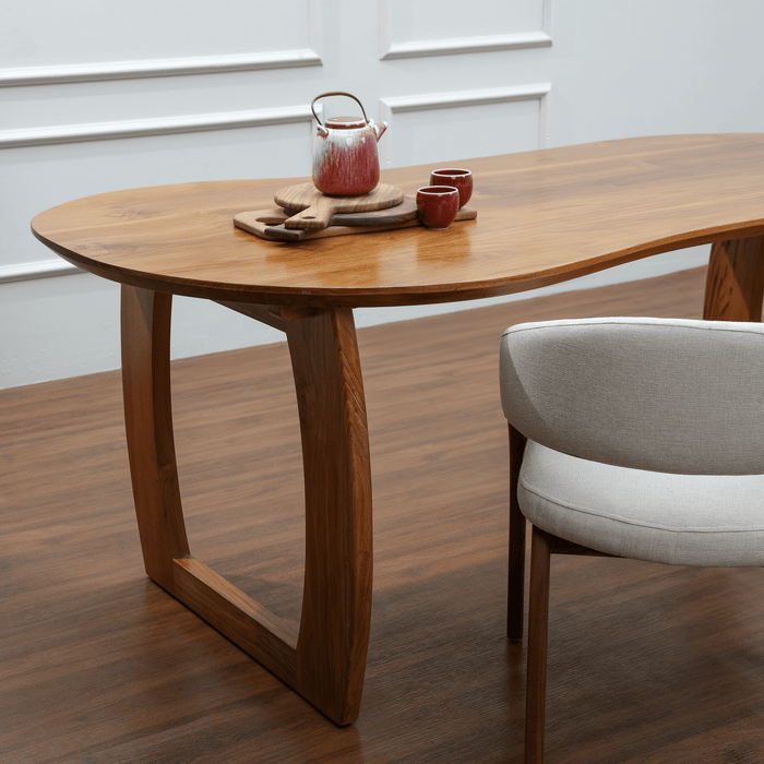 SORENTO TEAK 6 SEATER DINING TABLE