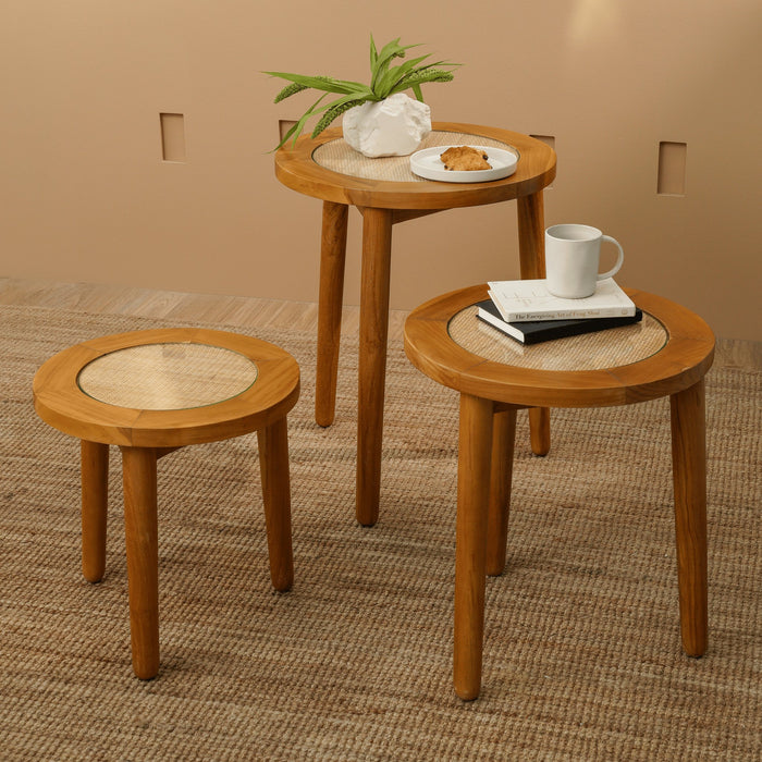 MANSUR SIDE TABLE S/3