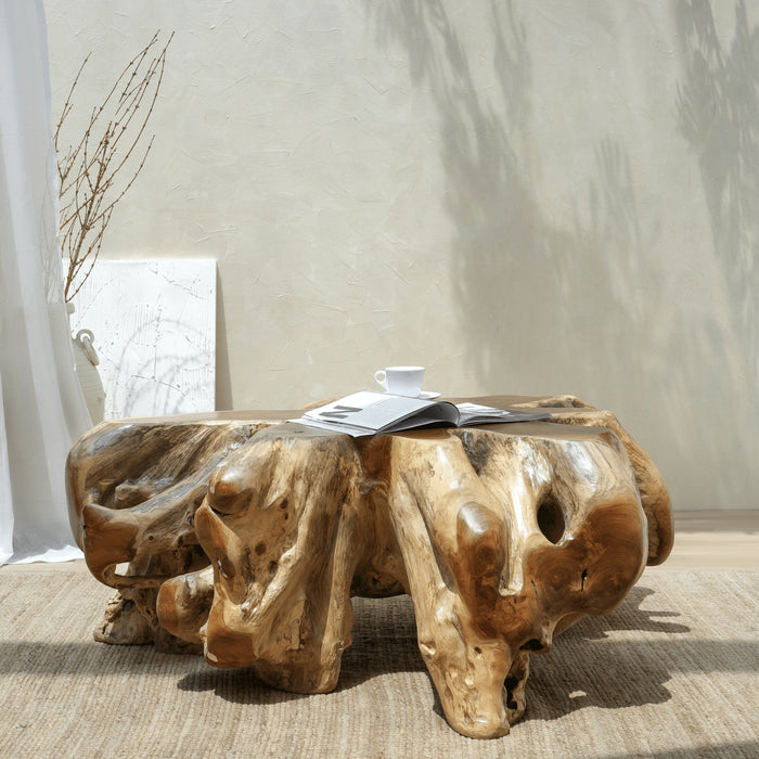 DELYAR TEAK ROOT COFFEE TABLE