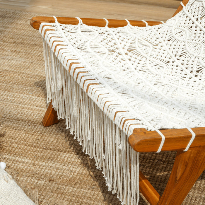 CATANIA MACRAME LOUNGE CHAIR