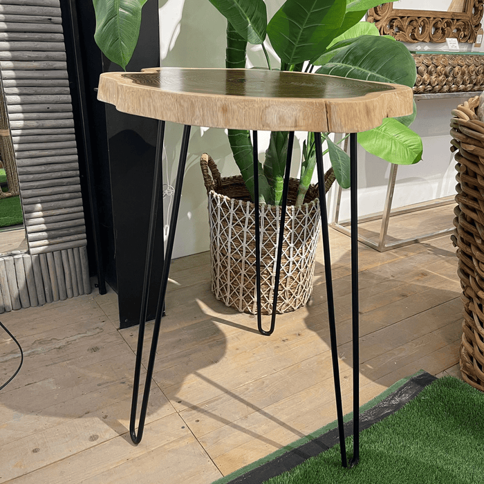 SINKOL WOODEN SIDE TABLE