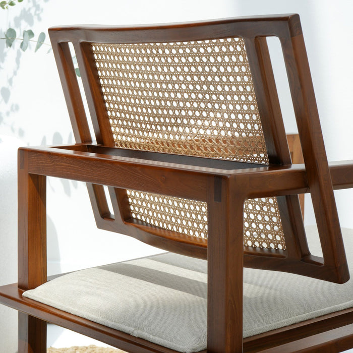DARIYA RATTAN LOUNGE CHAIR