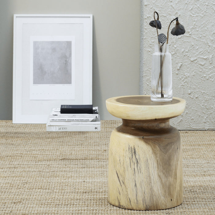 SAMARA WOODEN SIDE TABLE
