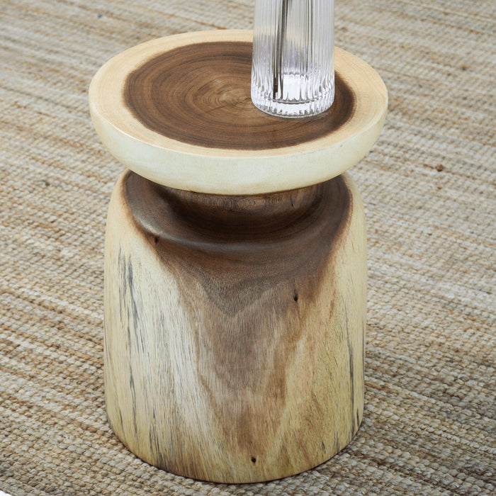 SAMARA WOODEN SIDE TABLE
