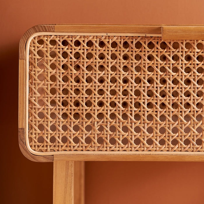 LEAN BEDSIDE TABLE/NIGHTSTAND NATURAL