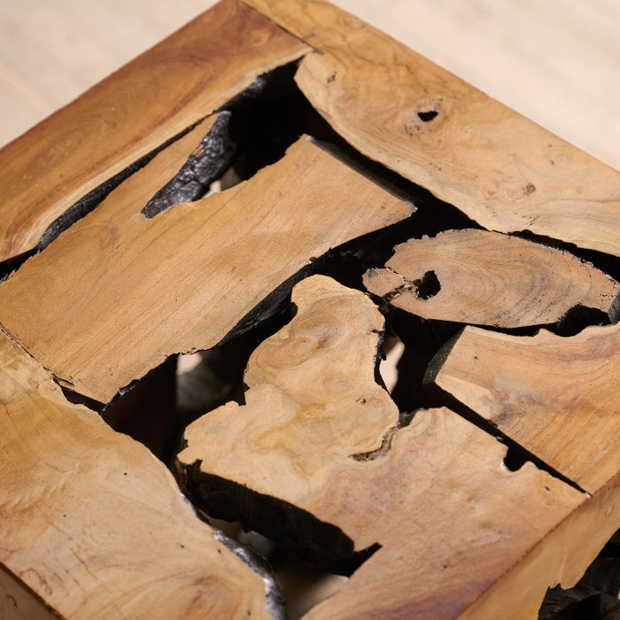 WOODEN MOSAIC COFFEE TABLE