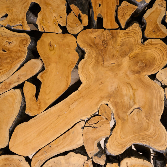 WOODEN MOSAIC COFFEE TABLE