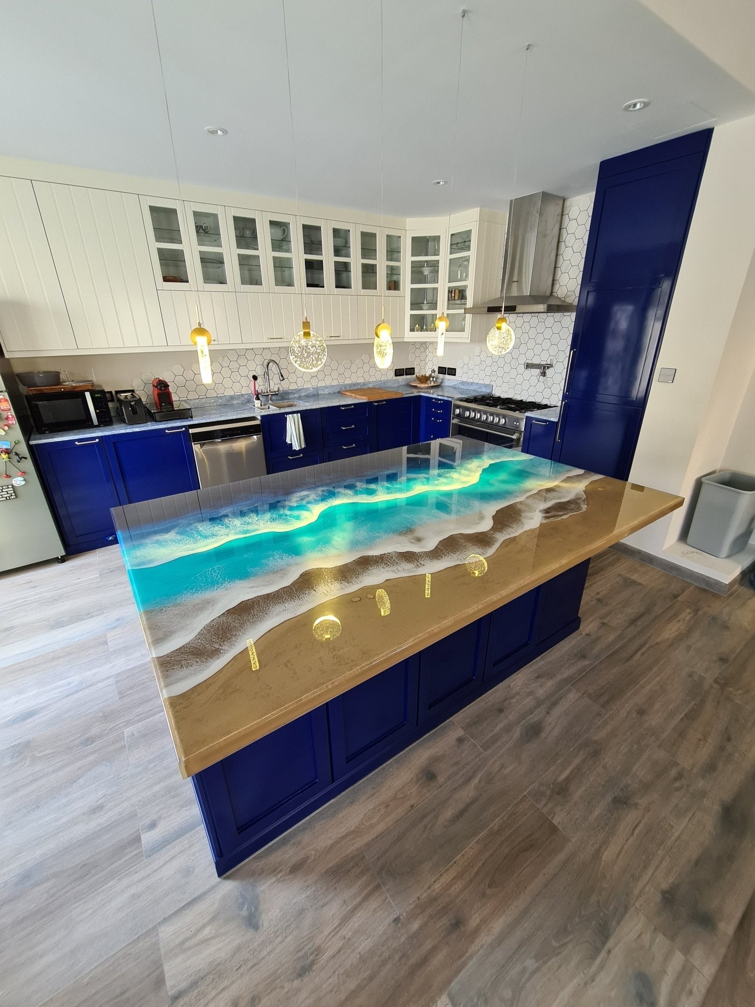 Wood Culture creates a bespoke kitchen island