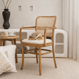 ALFRED DINING CHAIR WITH ARMREST