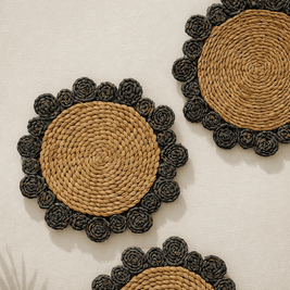 مفرش طاولة دائري من كارتيكا