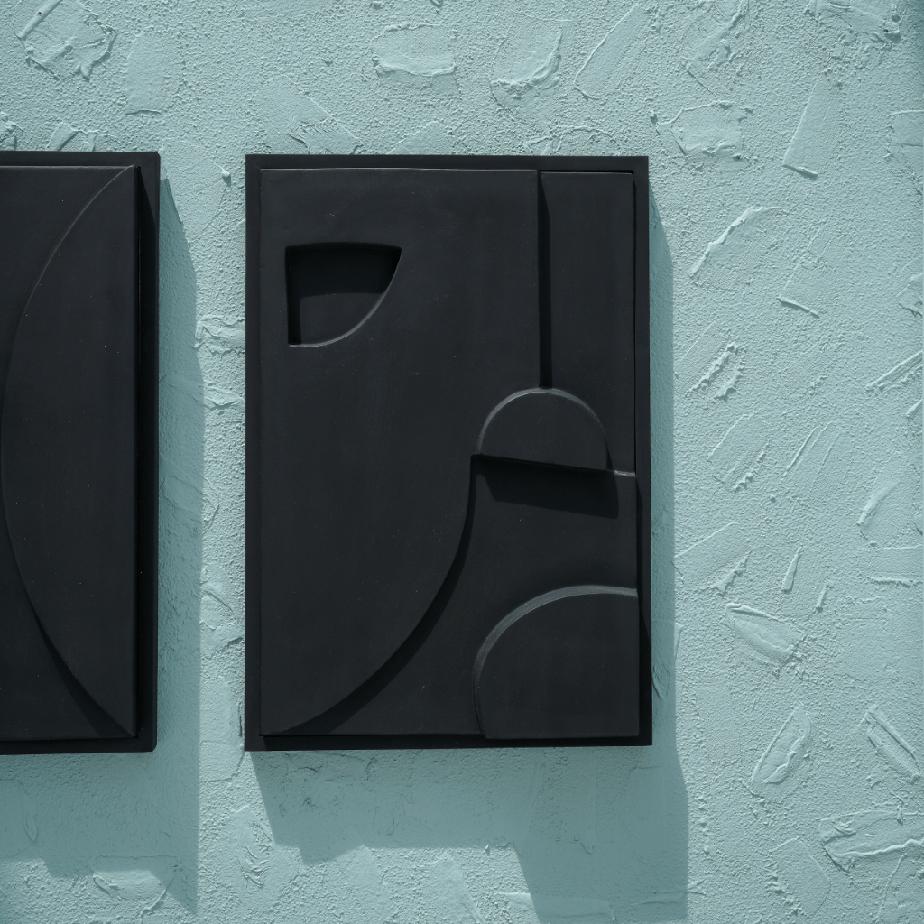 لوحة جدارية تجريدية من سينجا