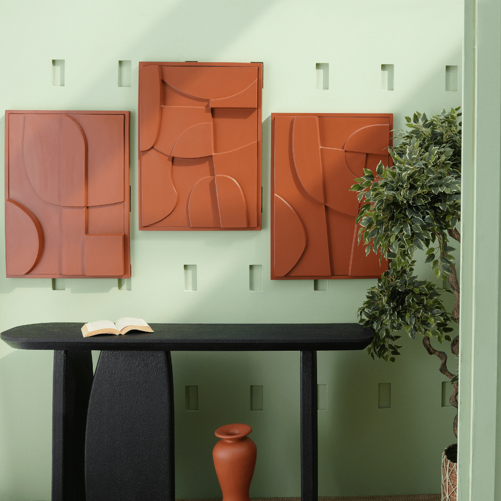 لوحة جدارية تجريدية من سينجا