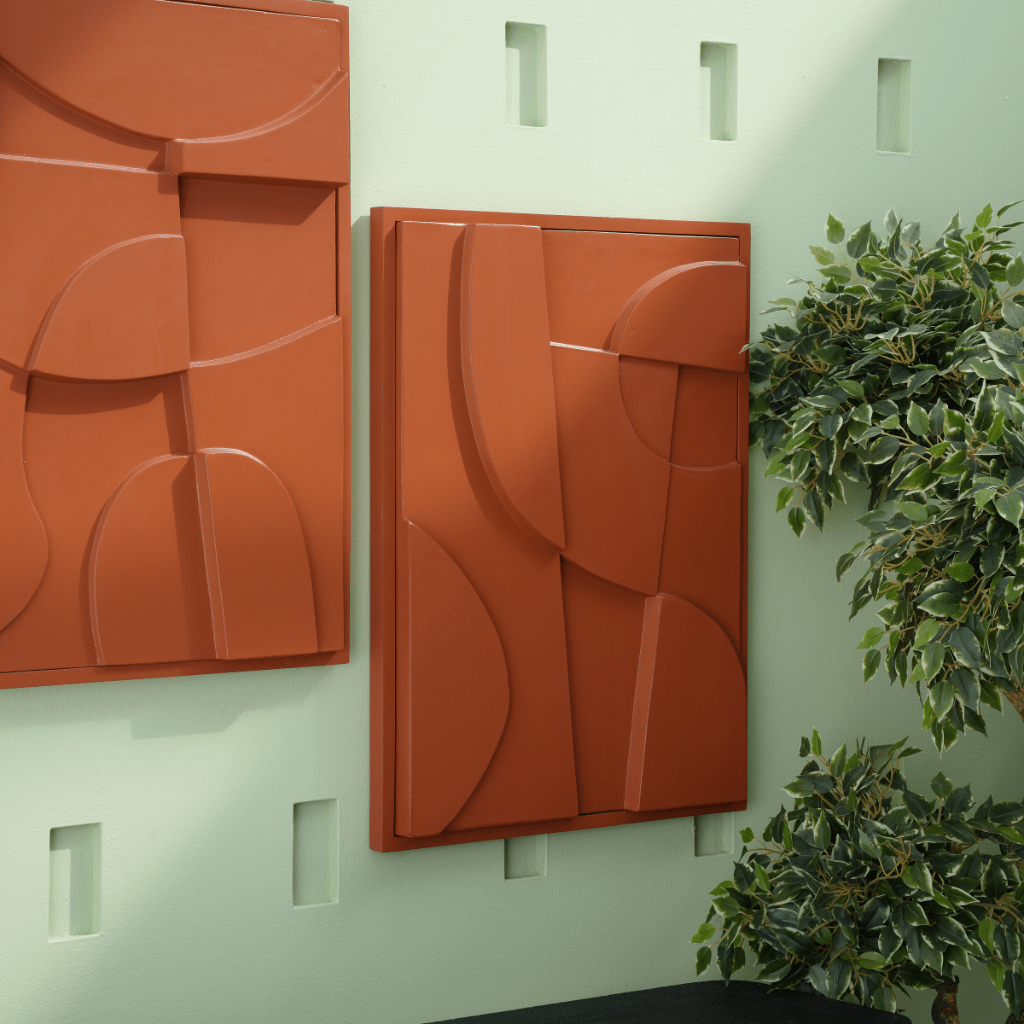 لوحة جدارية تجريدية من سينجا