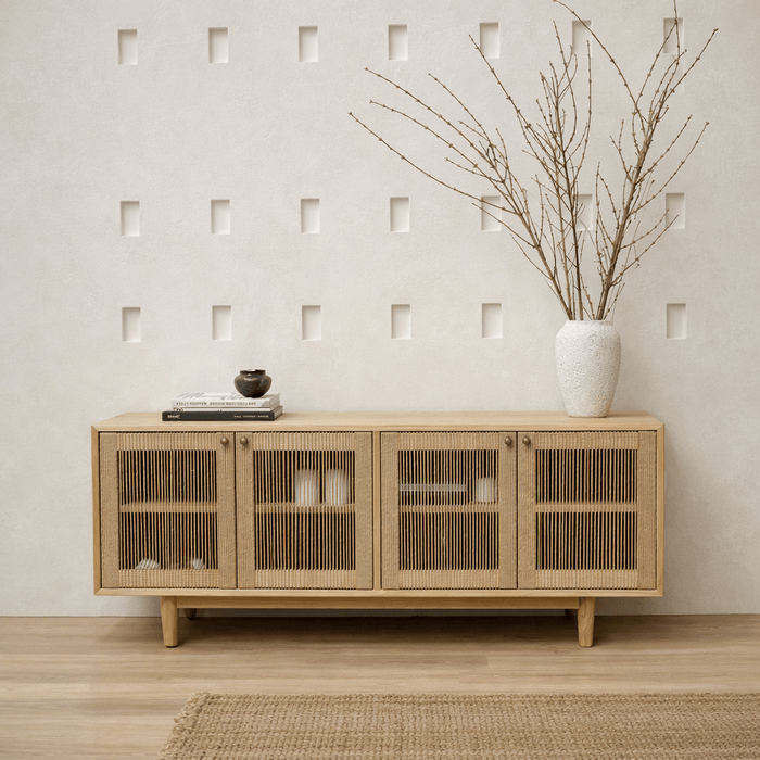 Mudah Sungkai Wood TV Console