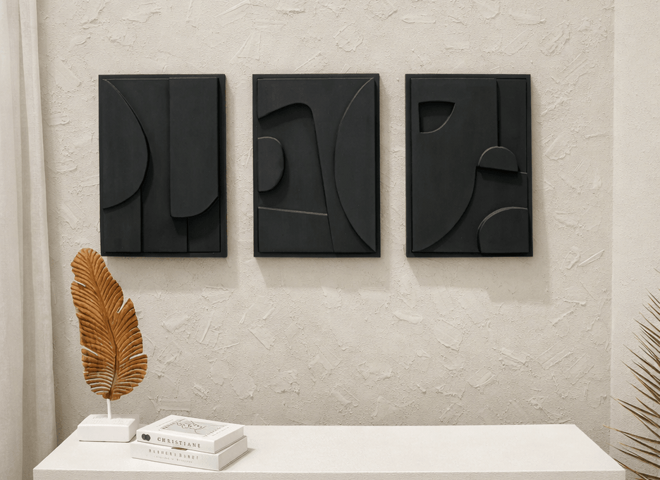Senja abstract cement wall art