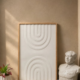 Embossed canvas texture art, view 9