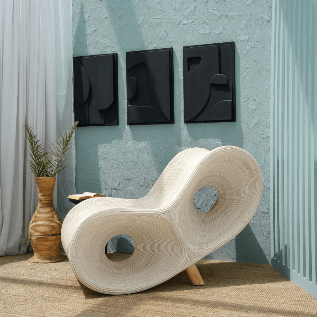 STRIPE LOUNGER CHAIR