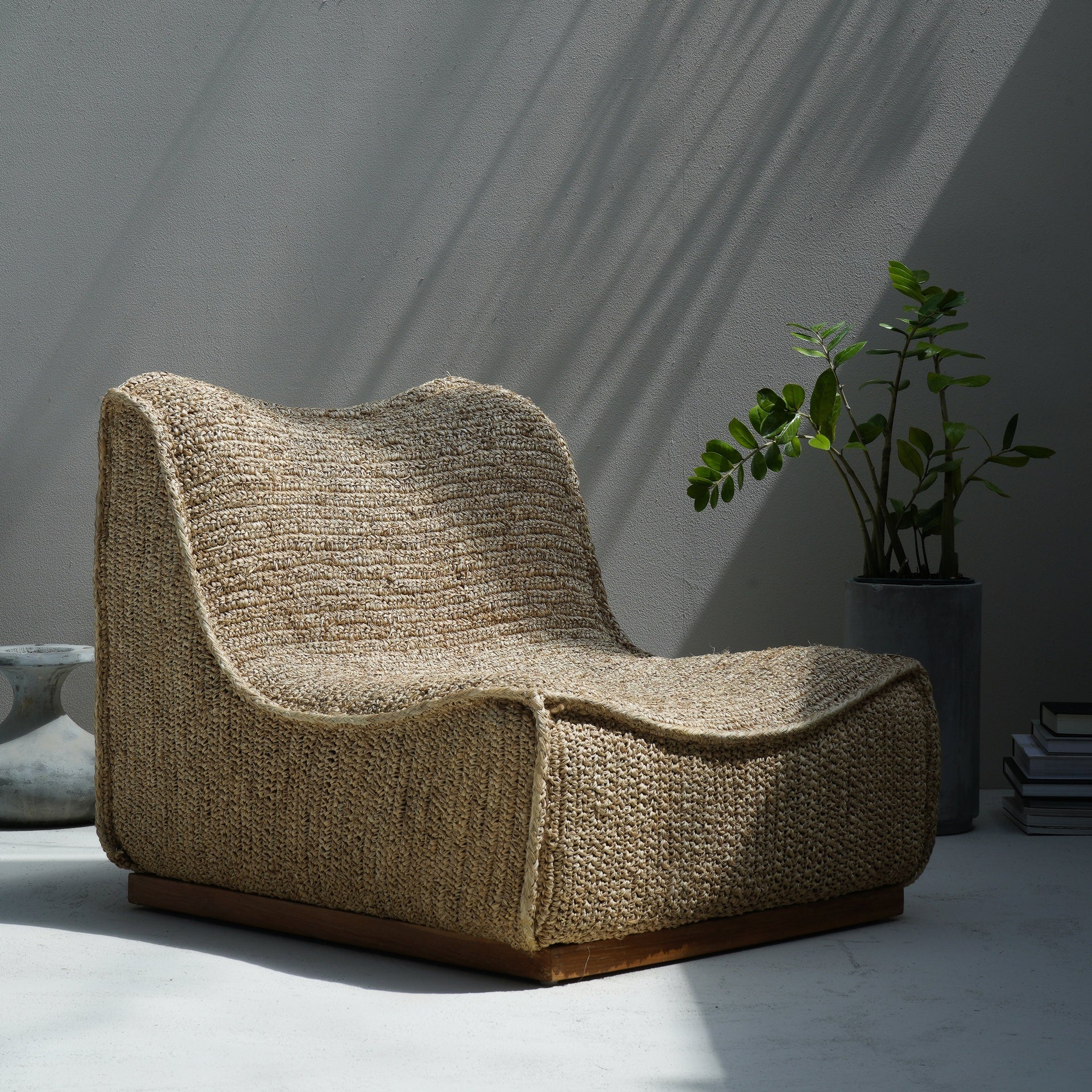DIAZ PALM LEAF LOUNGE CHAIR