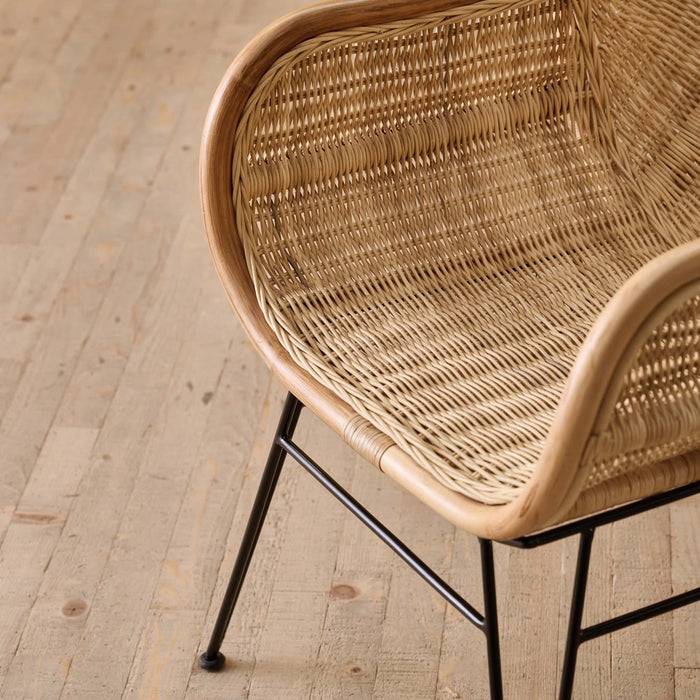 AVA RATTAN DINING CHAIR