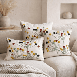 وسادة قطنية على شكل زهرة