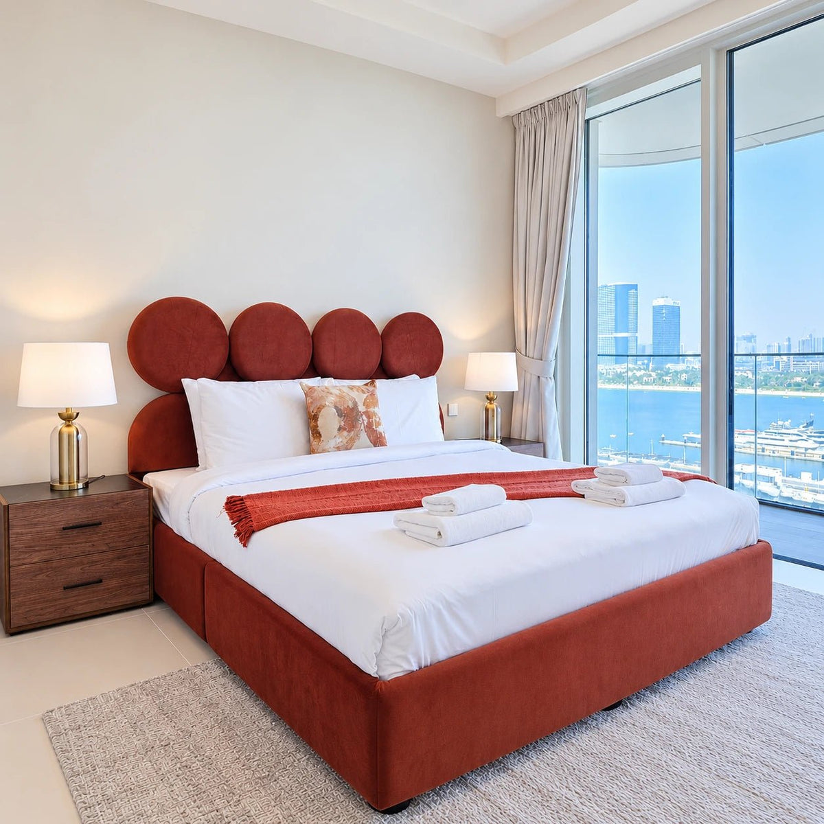 CAPRI HALO KING BED