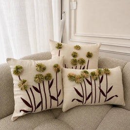 Sunflower cotton cushion, view 5