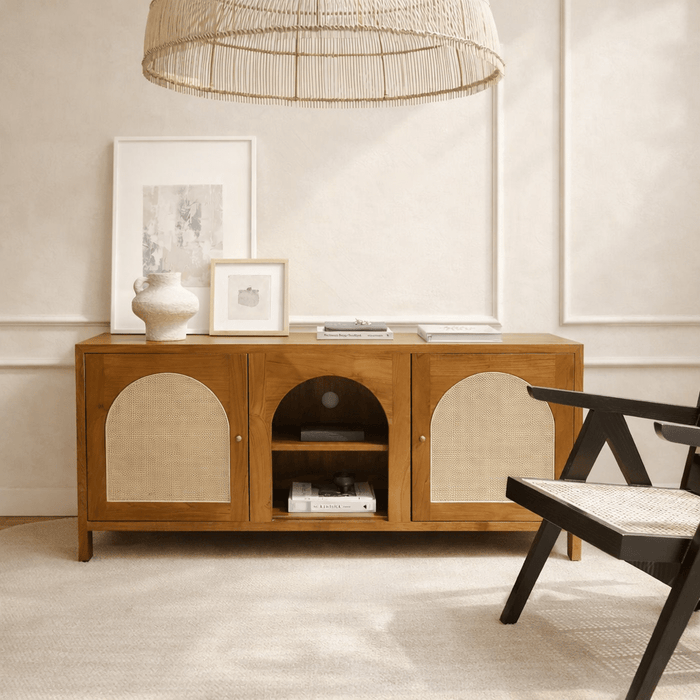 وحدة تلفزيون من خشب الروطان من ميوا