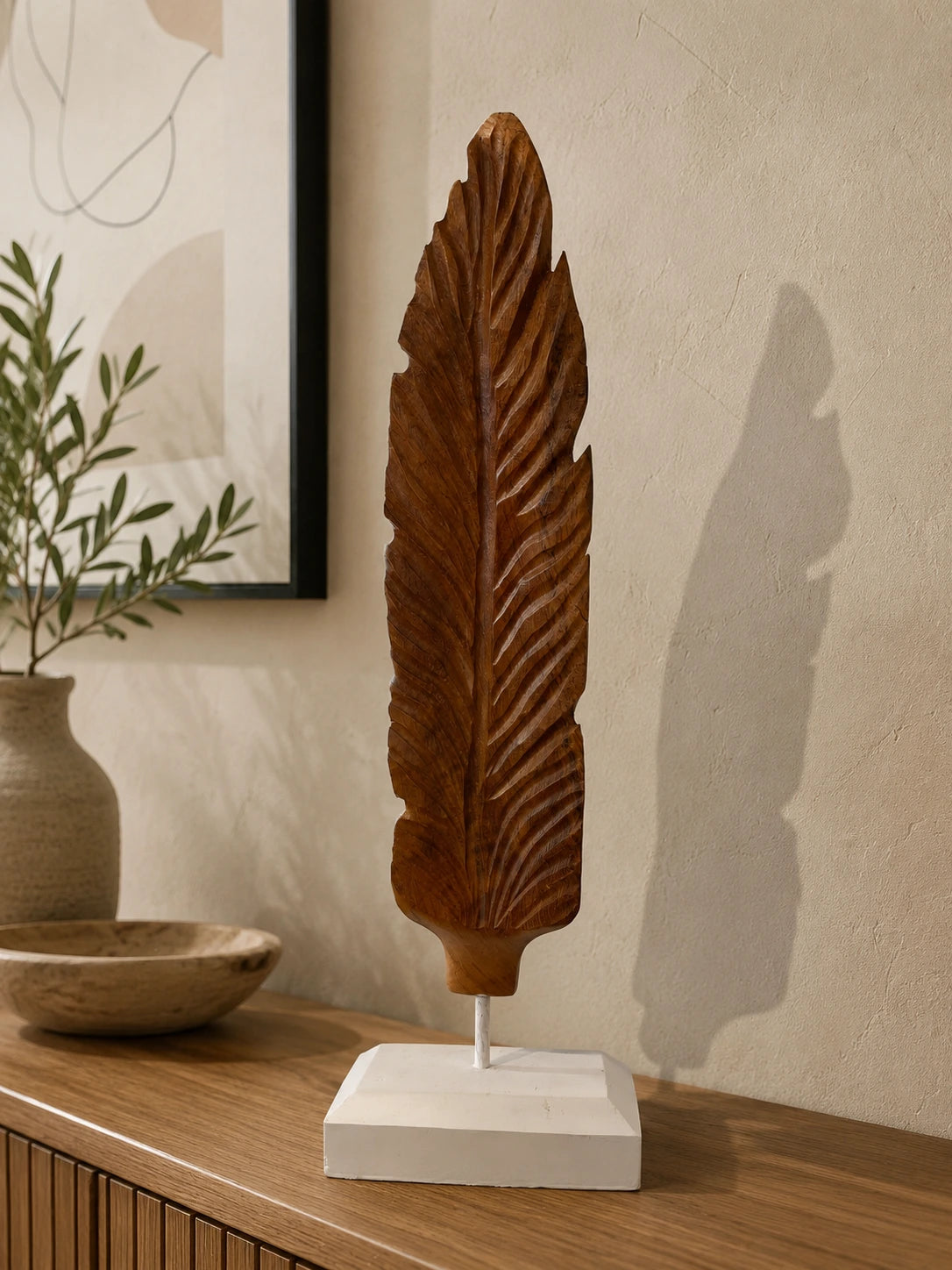 LEAF DECO ON STAND