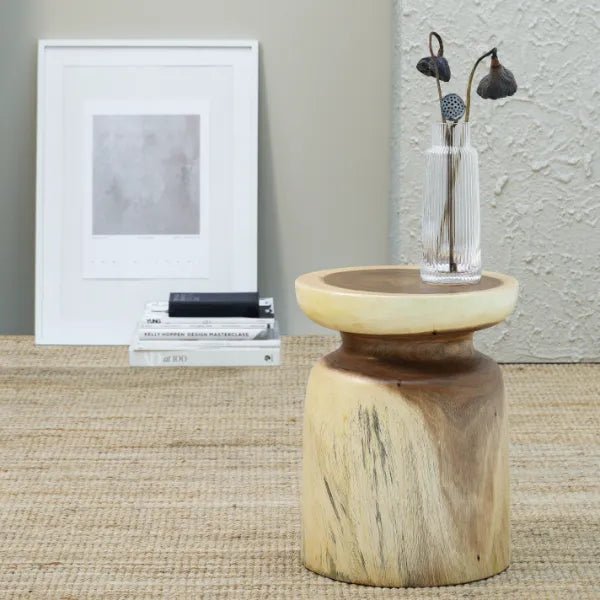 SAMARA WOODEN SIDE TABLE