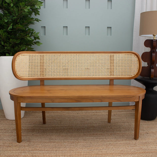 MAGDA RATTAN BENCH