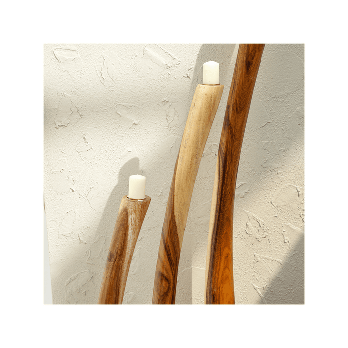 THREE GADING CANDLE HOLDER