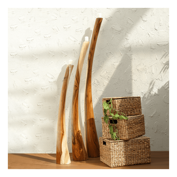 THREE GADING CANDLE HOLDER