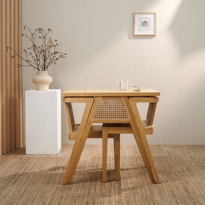 KOHI DINING TABLE SET BEIGE