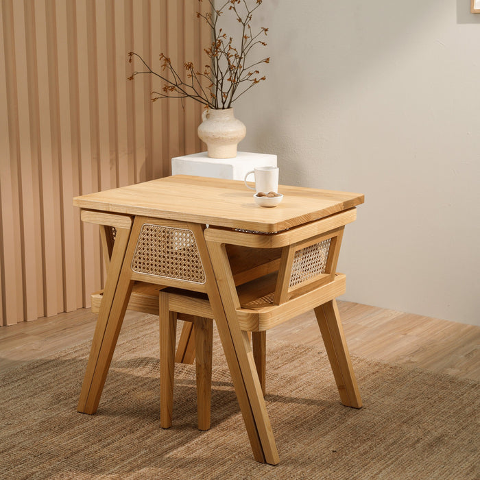 KOHI DINING TABLE SET BEIGE