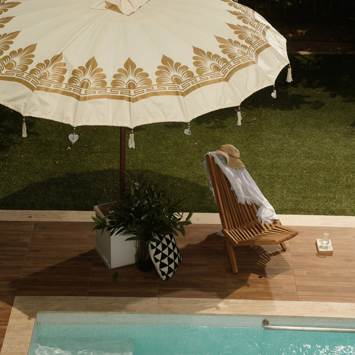 مظلة بالي مطبوعة