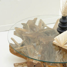 JAVA TEAK ROOT COFFEE TABLE