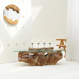 JAVA TEAK ROOT COFFEE TABLE