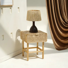 LEAN BEDSIDE TABLE/NIGHTSTAND NATURAL
