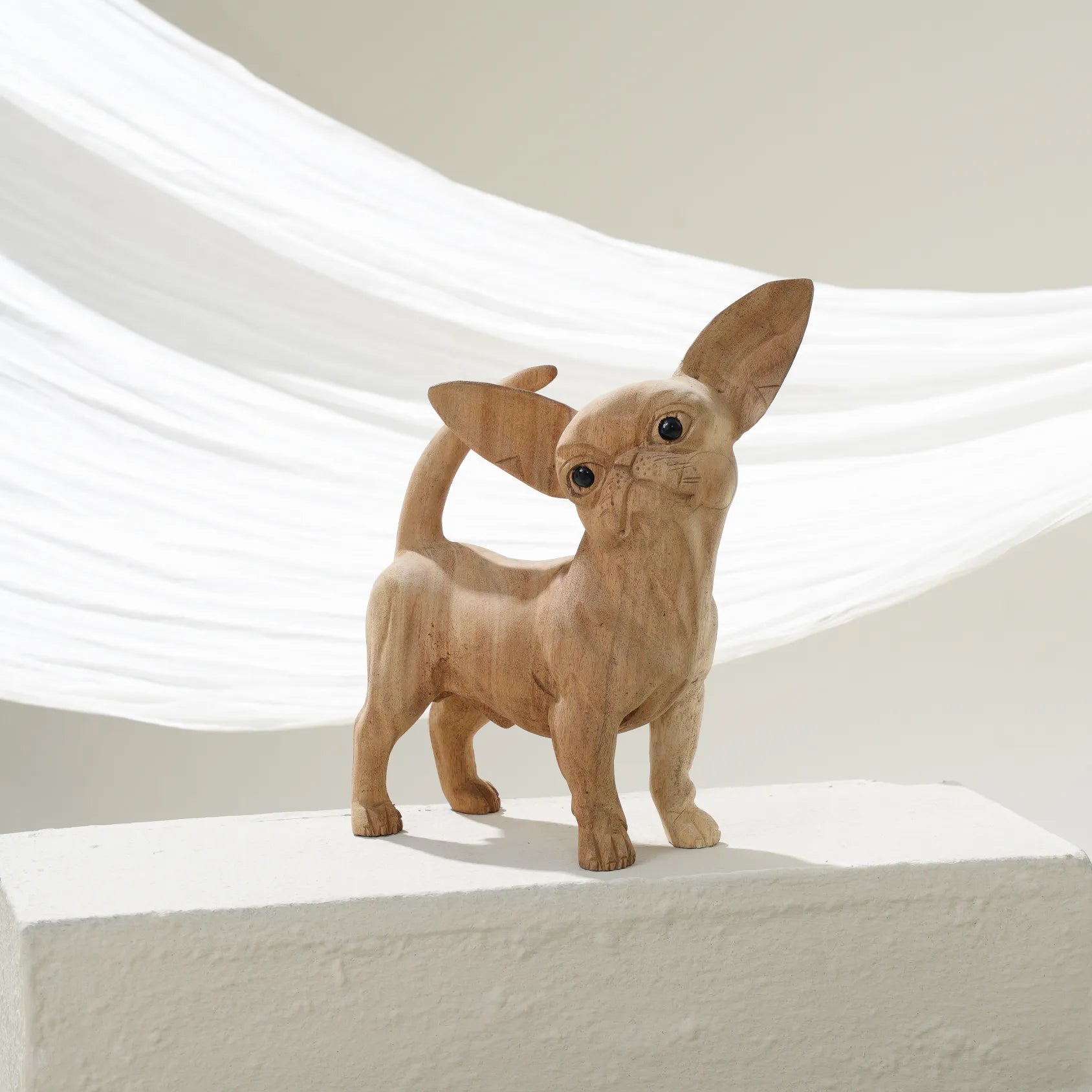 WOODEN CHIHUAHUA